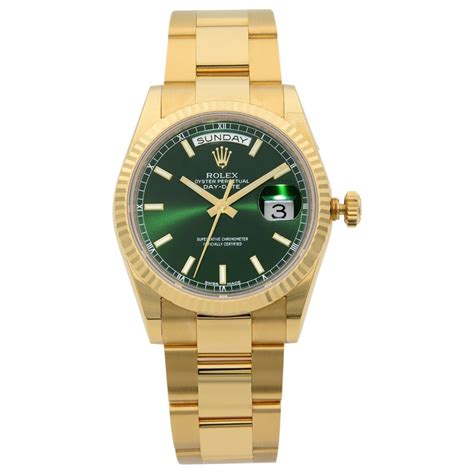 rolex homme vert